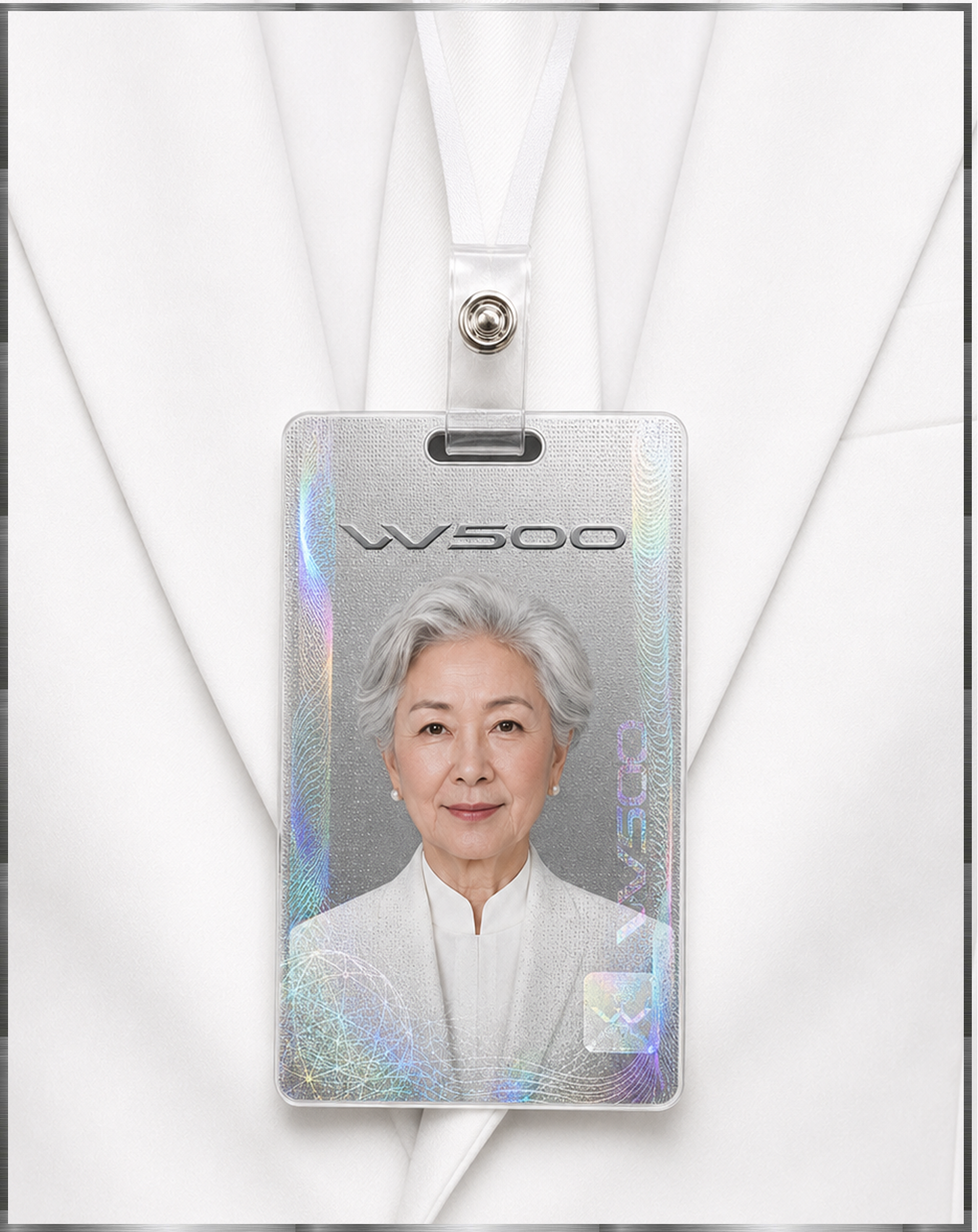 Working 500 agents ID badge preview